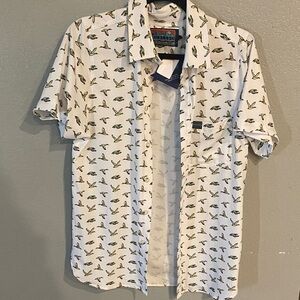 NWT Burlebo button down shirt small